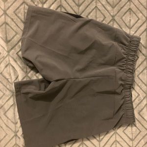 Two Nike Run Gym Shorts Orange and Grey